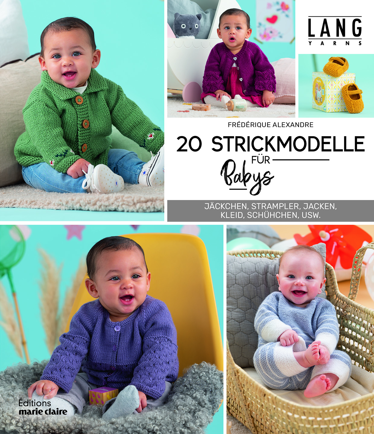 LANGYARNS Bücher 20 Strickmodelle für Babys Editions Marie Claire